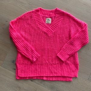 Hollister Neon pink sweater